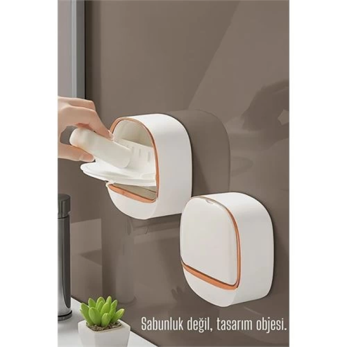 BFS  Tasarım Obje 2 Lİ Sabunluk - Kendinden Yapışkanlı Sabunluk