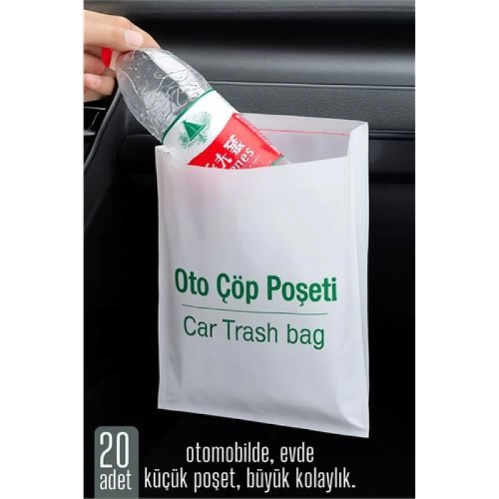 BFS  Pratik Çöp Poşeti - Yapışkanlı Çöp Poşeti 20 Lİ PAKET