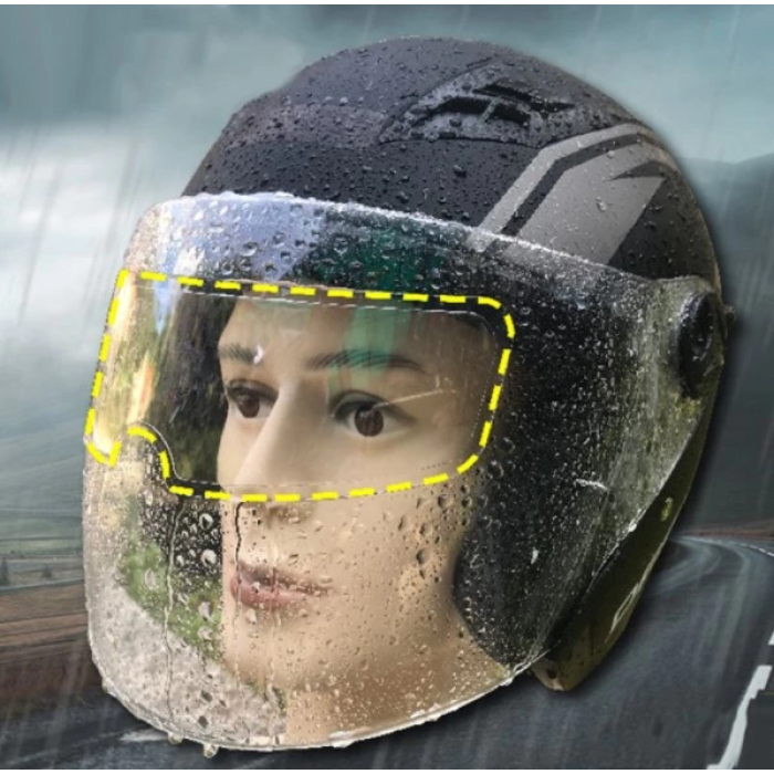 BFS  Motosiklet  Kaskı İçin Yağmur Kaydırıcı