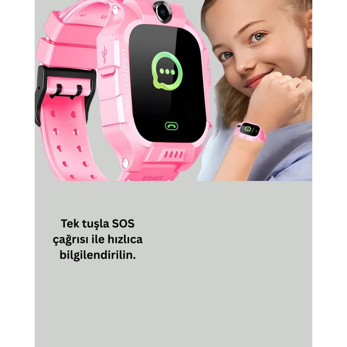 S10 Çocuk Akıllı Saati Konum Geçmişi ve Alarm Fonksiyonlu