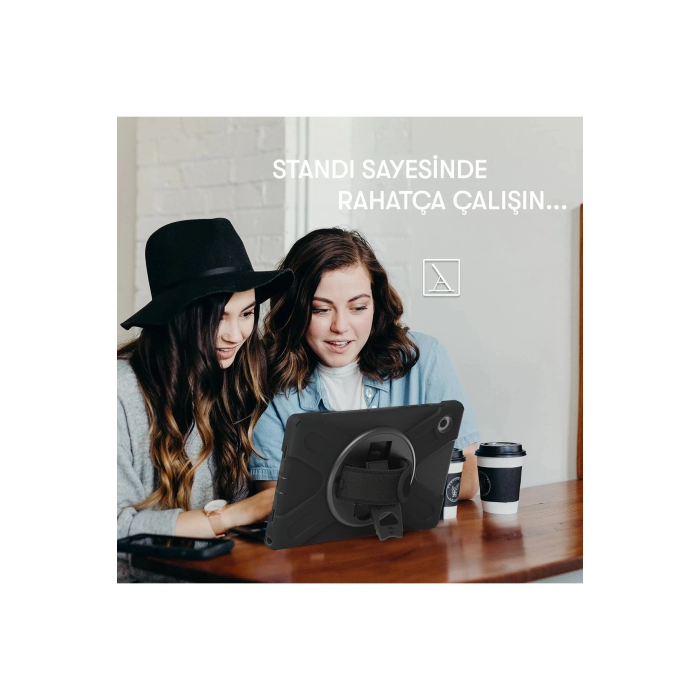 BFS Samsung Galaxy T737 Tab S7 FE 12.4 Kılıf Amazing Tablet Kapak - Mavi
