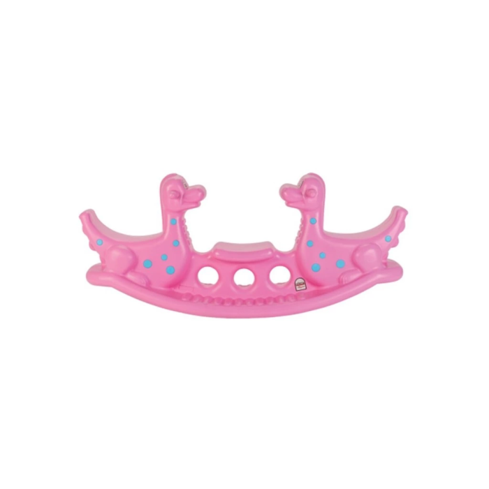 BFS  06 147P DİNO TAHTEREVALLİ BEBEK PEMBE