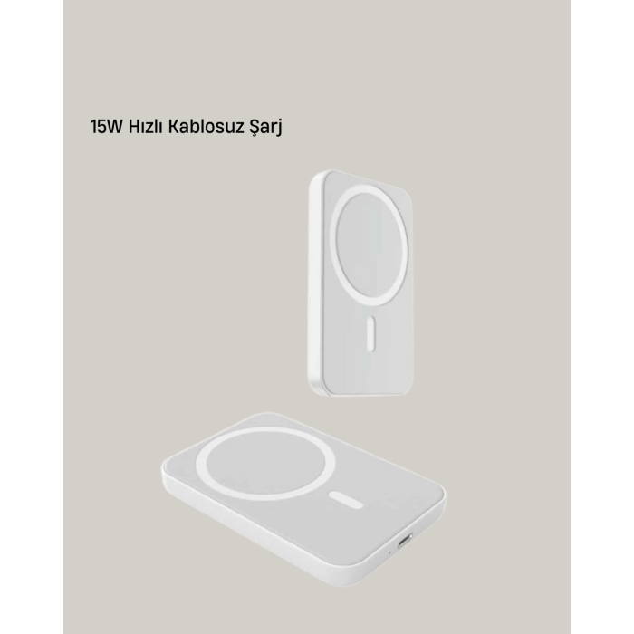360° Döner Başlıklı MagSafe Araç Telefon Tutucu 15W Güvenli Kablosuz Şarj