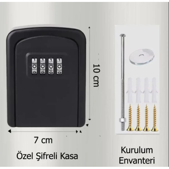 BFS  Şifreli Anahtar ve Eşya Saklama Güvenlik Kasası