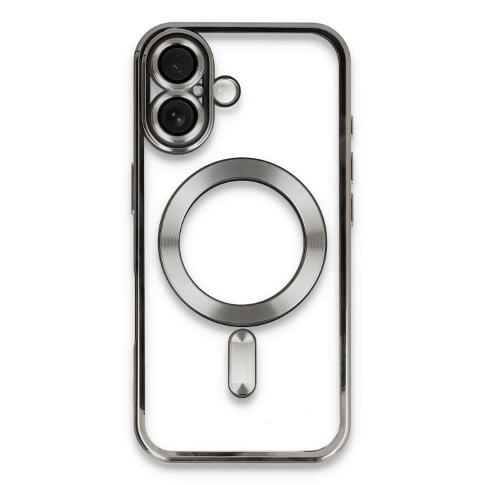 BFS iPhone 16 Kılıf Kross Magneticsafe Kapak - Titan Gri