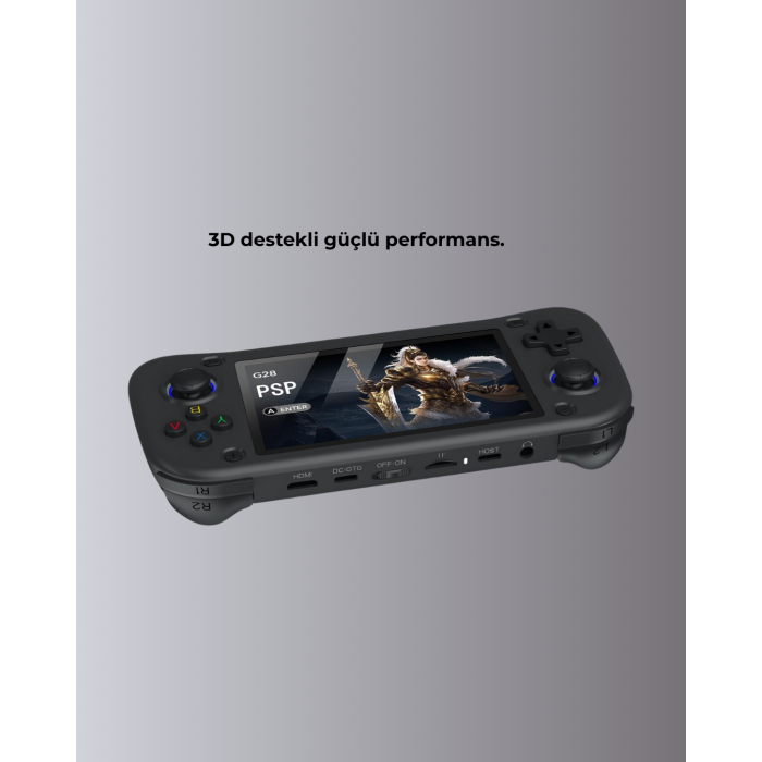 4.3 İnç IPS Ekranlı Taşınabilir Oyun Konsolu 64GB 10000 Oyun