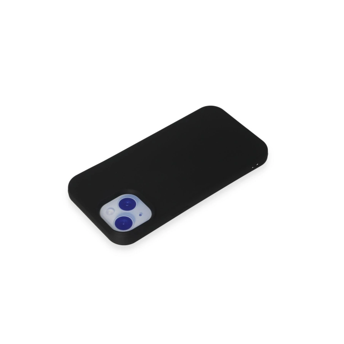 BFS  iPhone 15 Kılıf Nano içi Kadife Silikon - Siyah