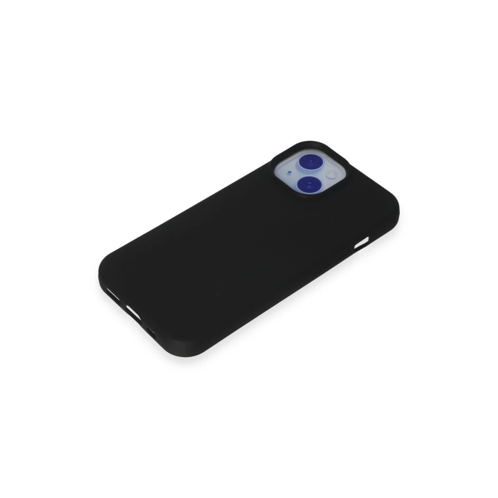 BFS  iPhone 15 Kılıf Nano içi Kadife Silikon - Siyah