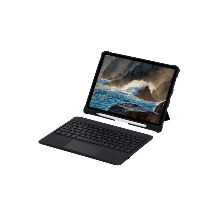 BFS  T5206D iPad 10.2 (7.nesil) Kılıf İnter Ledli Klavyeli Tablet Kılıfı - Siyah