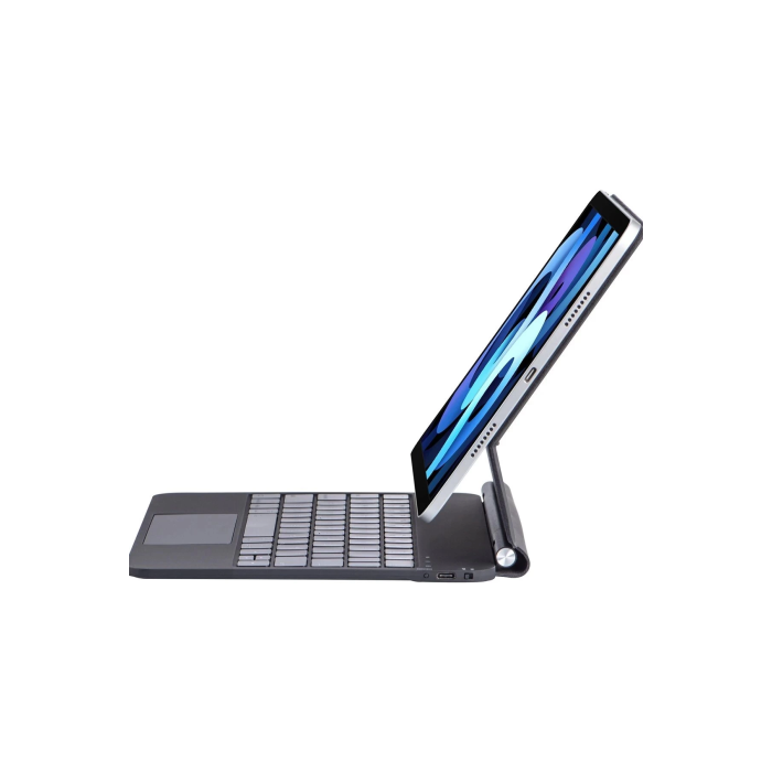 BFS  iPad Pro 13 (2024) Kılıf X9P Magic Manyetik Klavyeli Tablet Kılıfı - Siyah