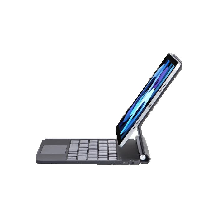 BFS  iPad Pro 11 (2024) Kılıf X7P Magic Manyetik Klavyeli Tablet Kılıfı - Siyah
