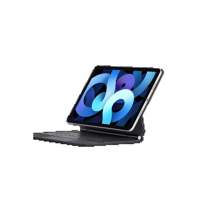BFS  iPad Pro 11 (2024) Kılıf X7P Magic Manyetik Klavyeli Tablet Kılıfı - Siyah