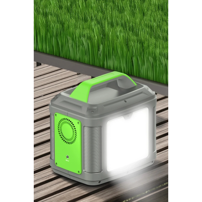BFS  CN04 Powerbank 300W 60.000 mAh 5W Led Işıklı Kamp Şarj PD 60W - Gri