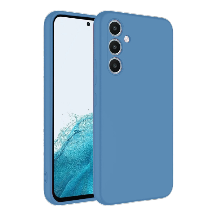 BFS Samsung Galaxy A16 5G Kılıf First Silikon - Mavi