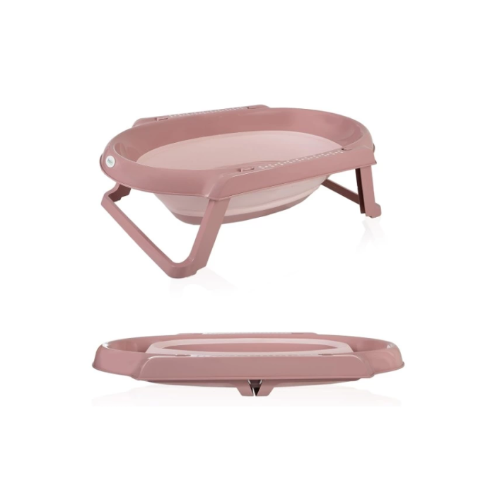 BFS  BabyJem Katlanır Banyo 5Li Küvet Seti 596 Somon