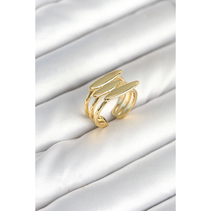 BFS Pirinç Gold Renk Vİntage Model Kadın Yüzük