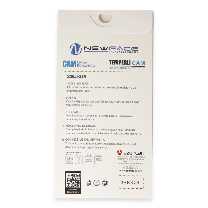 BFS iPhone 16 Plus 3D Antistatik Cam Ekran Koruyucu