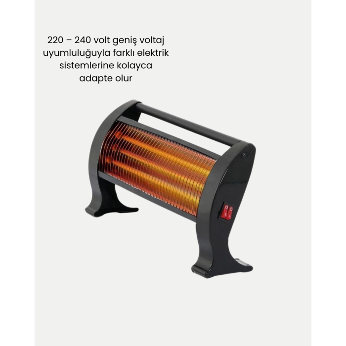 1200 Watt Ayak Isıtıcı – Hızlı Isınma, 2 Yıl Garantili ve Şık Tasarım
