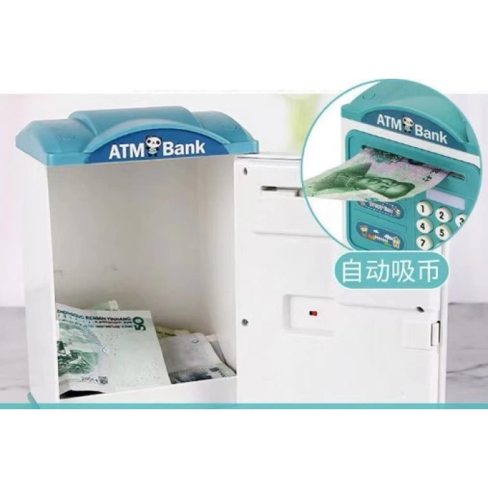 BFS Parmak İzi Okumalı Elektronik Şifreli Otomatik Kağıt Para Alan ATM Kumbara