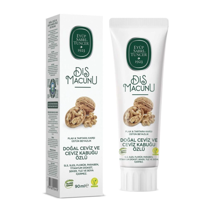 BFS   Doğal Diş Macunu 90 Gr Ceviz & Ceviz Kabuğu Özlü