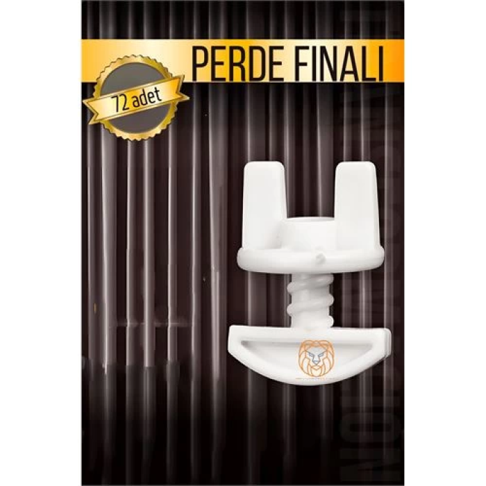 BFS Perde Finali Perde Sonlandırıcı Stop Korniş Finali Sonu 72 Adet