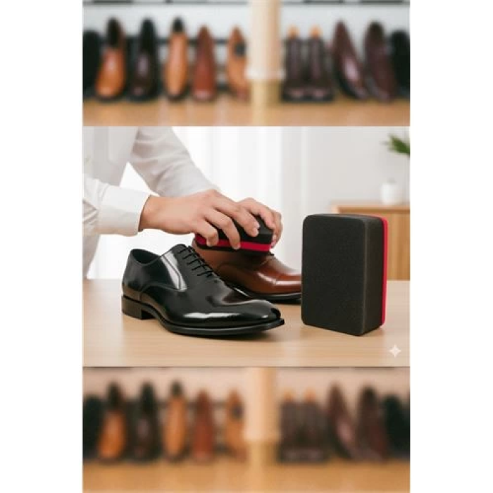 BFS Ayakkabı ve Deri Parlatıcı Sünger – Kompakt Boy, Anında Parlaklık