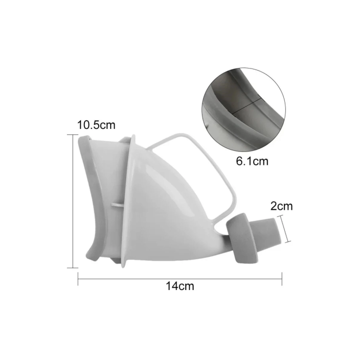 Unisex Taşınabilir Hijjenik Seyahat Tuvalet Aparatı Seyahat Tuvalet Hunisi