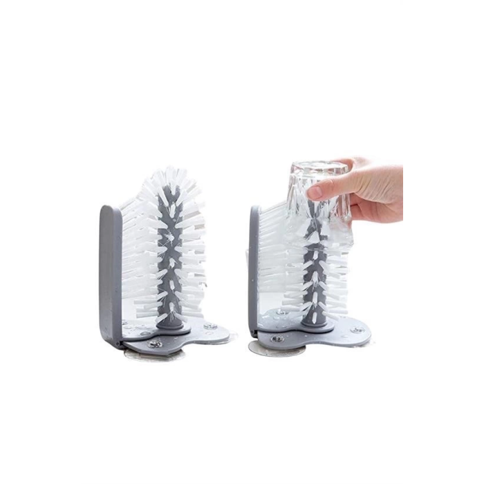 Pratik Kolay Fonksiyonel Vantuzlu Elde Bulaşık Yıkama Fırçası