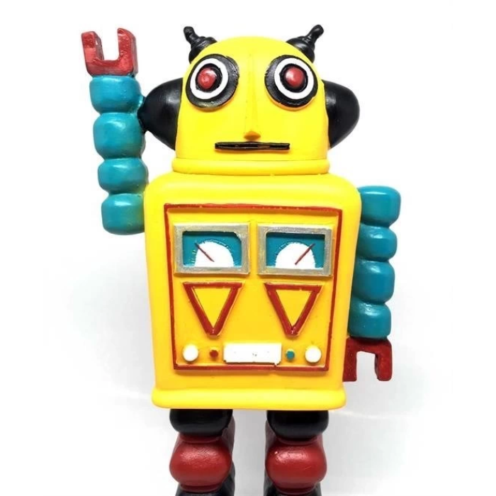 Nostaljik Sevimli Uzaylı Robot Şeklinde Figür Biblo