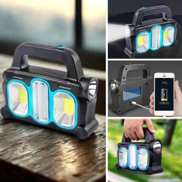 Hurry Bolt Güneş Enerjili Taşınabilir Çalışma ası – Powerbank Özellikli