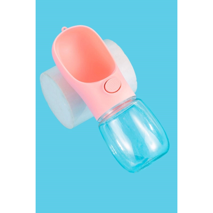 450 ml Taşınabilir Butonlu Evcil Hayvan Suluğu