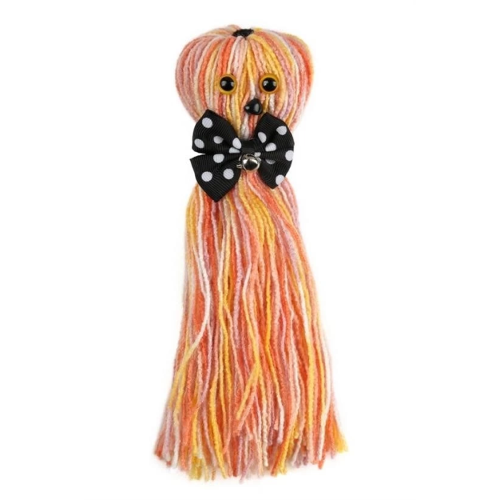 Ahtapot Şekilli Zilli Ve İpli Rengarenk Püsküllü Sevimli KediOyuncağı