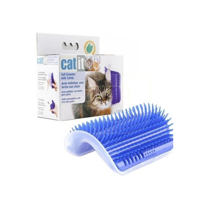 Pratik Kedi Tüyü Kaşıma Ve Tarama Aparatı Duvara Monte Kaşıma Aleti