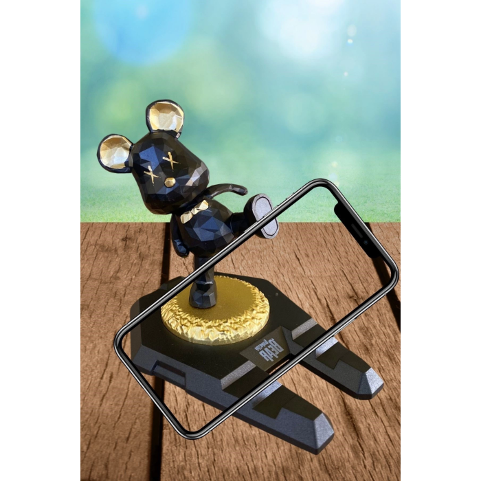 Ayıcıklı Telefon ve Tablet Standı Masa Üstü Telefon ve Tablet Tutucu Aparatı