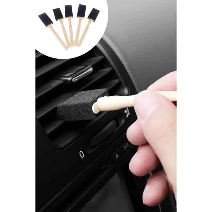 5li Araba Havalandırma Temizleme Fırçaları Klima Çıkışları,Toz Alma&Otomobil İçi Detaylı Mini Temizlik Aparatları