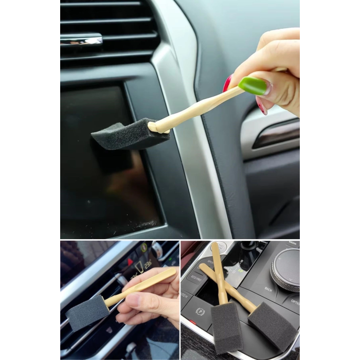 5li Araba Havalandırma Temizleme Fırçaları Klima Çıkışları,Toz Alma&Otomobil İçi Detaylı Mini Temizlik Aparatları