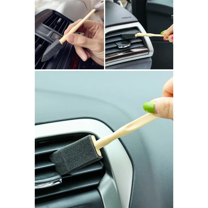 5li Araba Havalandırma Temizleme Fırçaları Klima Çıkışları,Toz Alma&Otomobil İçi Detaylı Mini Temizlik Aparatları