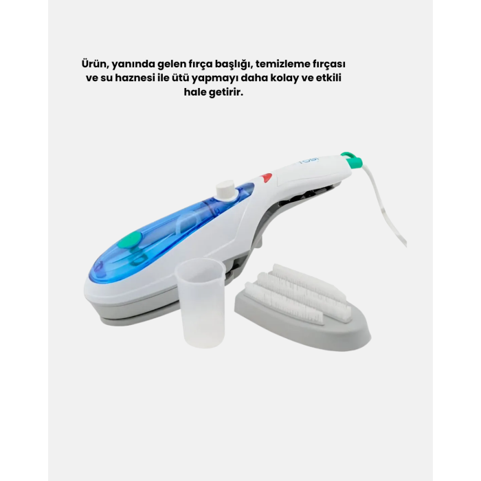 Buharlı El Ütüsü  Hızlı Isınan, Koku Giderici, Taşınabilir