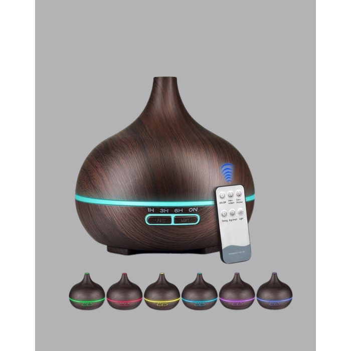 Aromaterapi Difüzörü 550 ml Ultrasonik Nemlendirici Otomatik Kapanma Özellikli