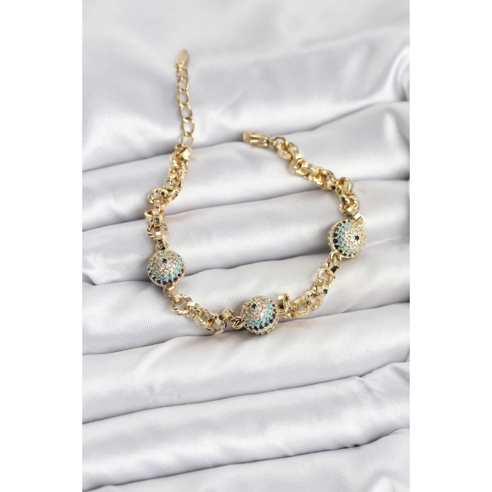 BFS Xuping VIP Nazarlı Gold Renk Bileklik