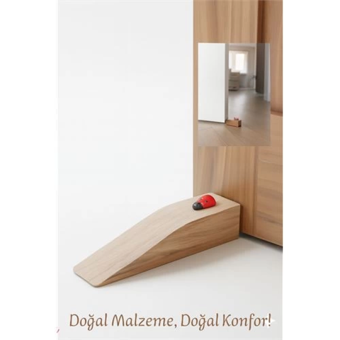 BFS Uğur Böcekli Ahşap Kapı Tutucu – Kapı Stoperi Kaymaz, Dekoratif, Dayanıklı, Sessiz Çözüm 71