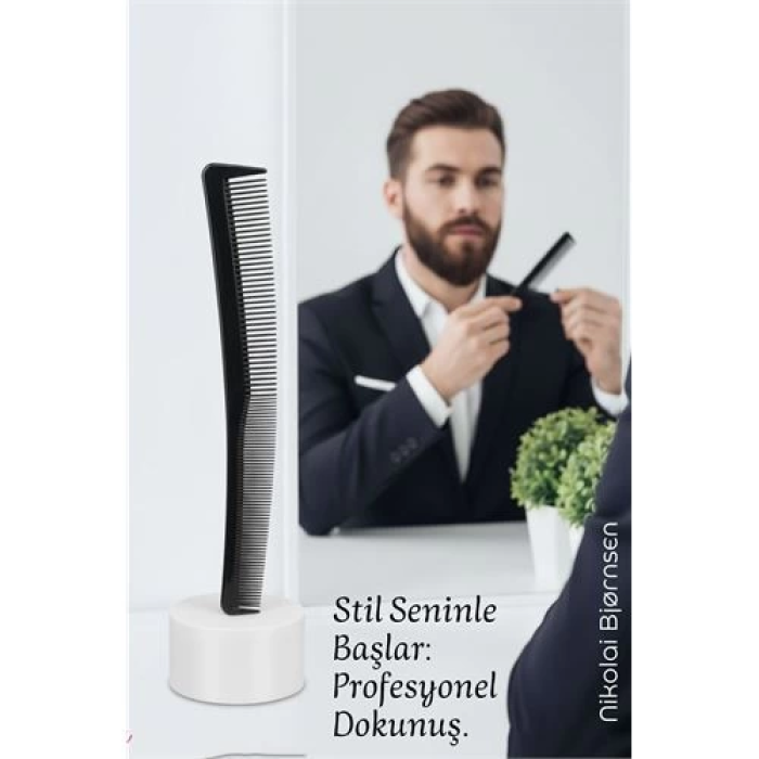 BFS Bıyık Kesim ve Tarama Tarağı Eğimli Bıyık Tarağı