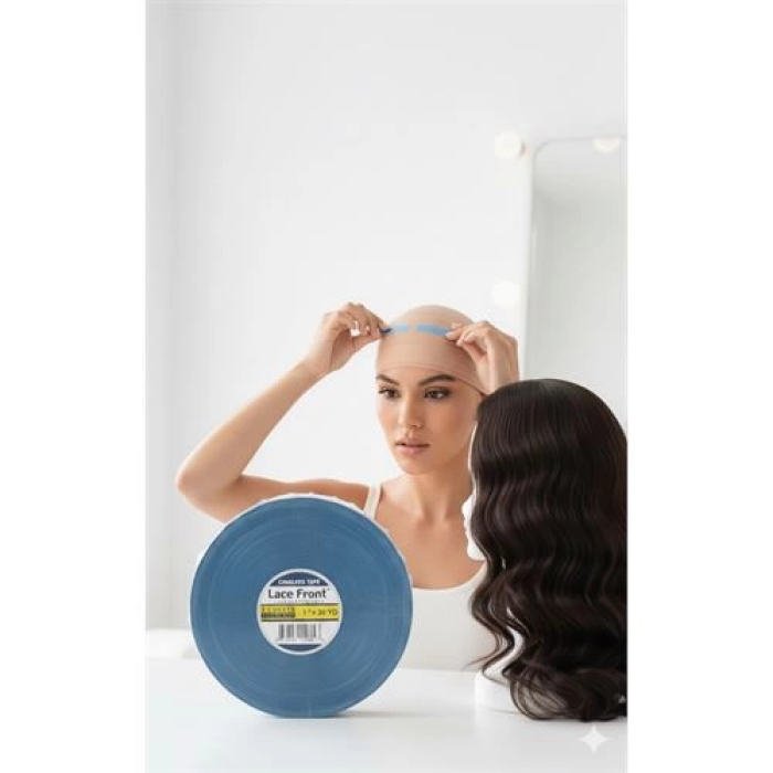 BFS Protez Saç Bandı - 2-4 Haftalık Peruk Bandı Walker Tape Lace Front 2.5cmx33 metre