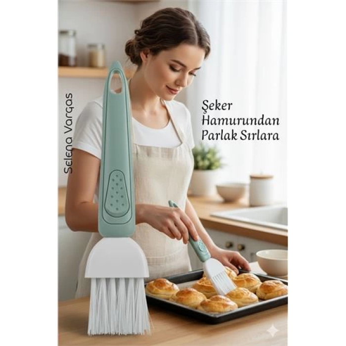 BFS Yumurta Fırçası 18 CM Mutfak Yağlama Sos Sürme Fırçası Pasta Hamur Fırçası