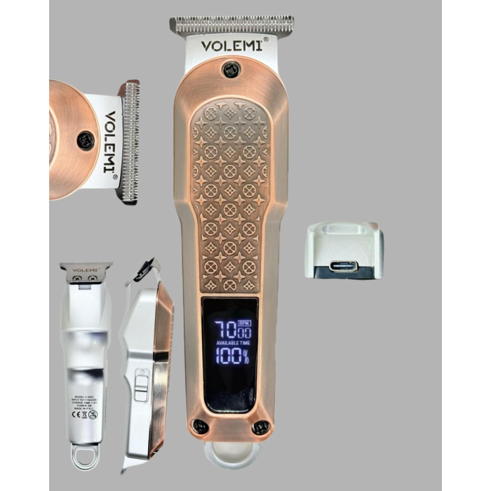 Şarjlı Saç Kesme Makinesi – Type-C Girişli, LCD Ekranlı ve Sessiz Motor