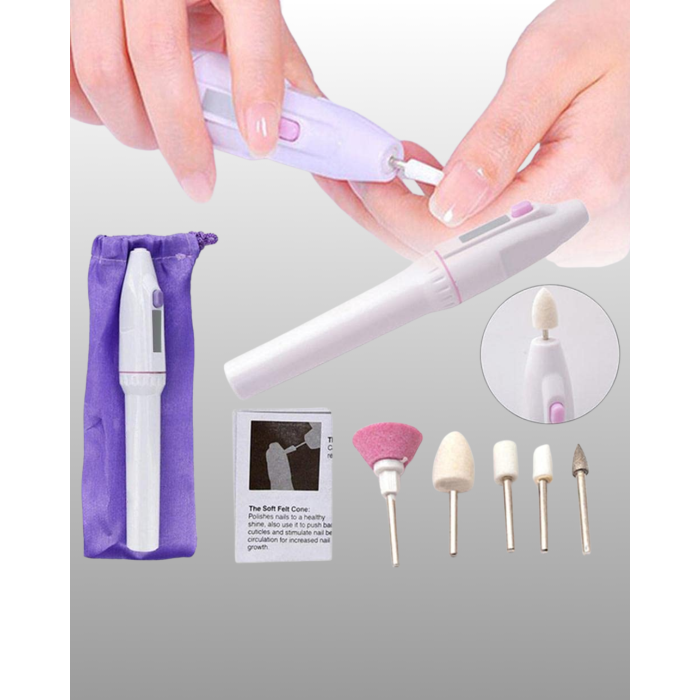 Taşınabilir Profesyonel Elektrikli Tırnak Matkap Seti – Sessiz, Güçlü ve Dayanıklı