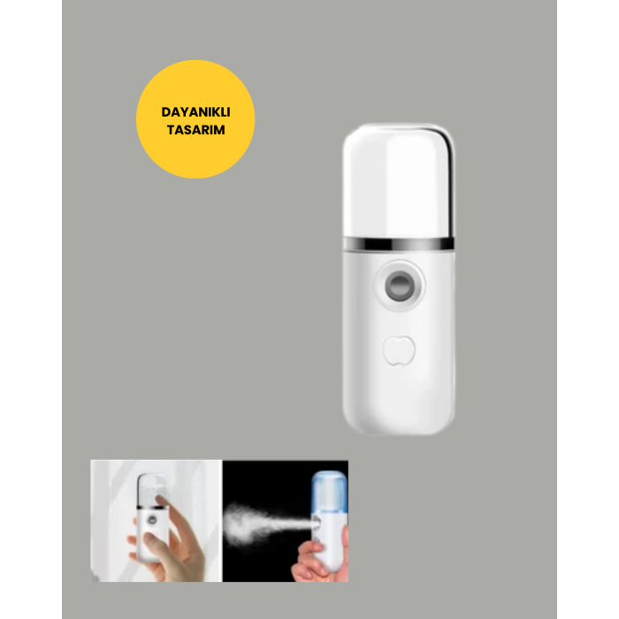 Mini Şarjlı Buhar Nemlendirici – Taşınabilir, Enerji Tasarruflu, Kablosuz Kullanım