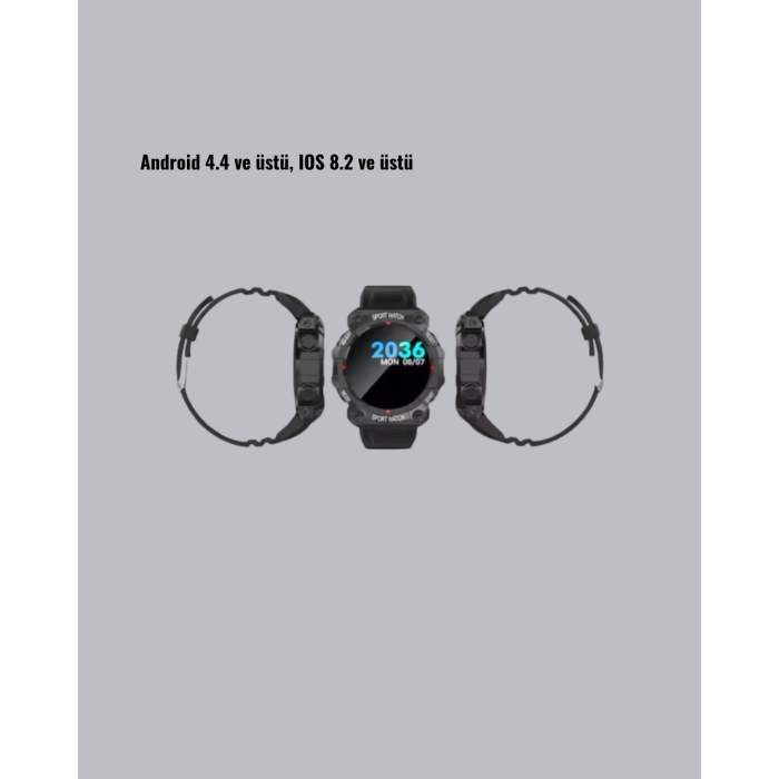 Spor Akıllı Saat – Nabız Ölçer, Adım Sayar ve Hareketsizlik Hatırlatıcılı