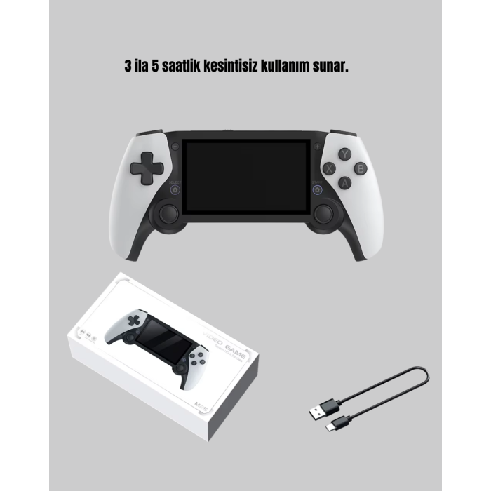 Taşınabilir Retro Oyun Konsolu – 4.3 İnç Ekran, 64 GB Hafıza ve Klasik Oyun Arşivi