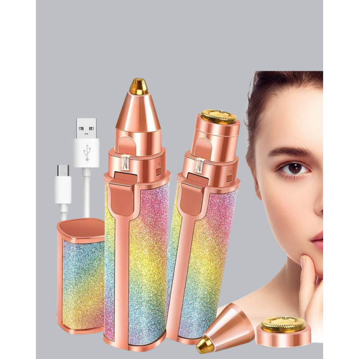 USB Şarjlı Kaş ve Yüz Tüy Alma Cihazı – Taşınabilir ve Acısız Kullanım